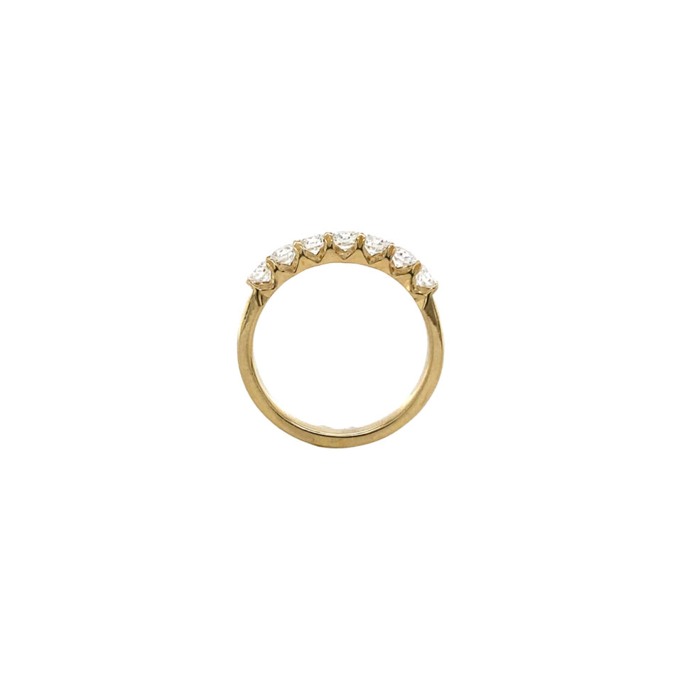 14K Gold .75ctw Diamond Crown Band - Image 8