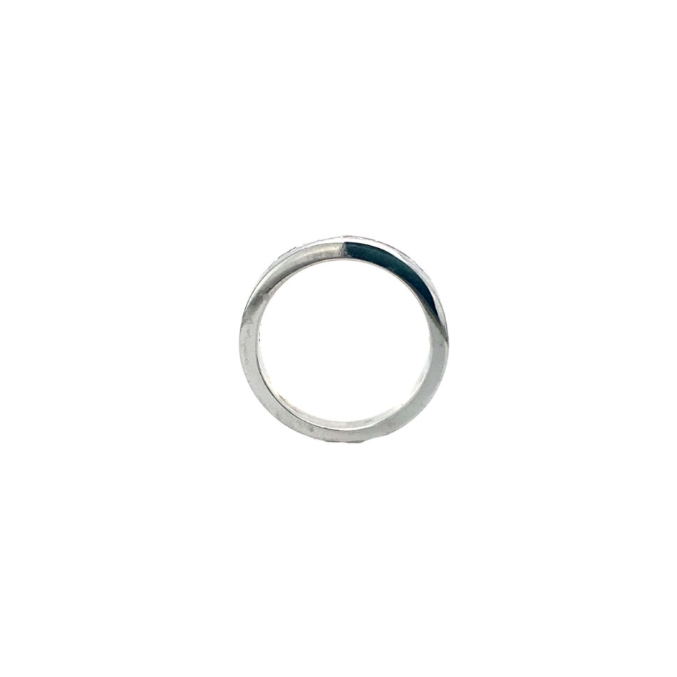 14K White Gold .20ctw Channel-Set Diamond Band - Image 8