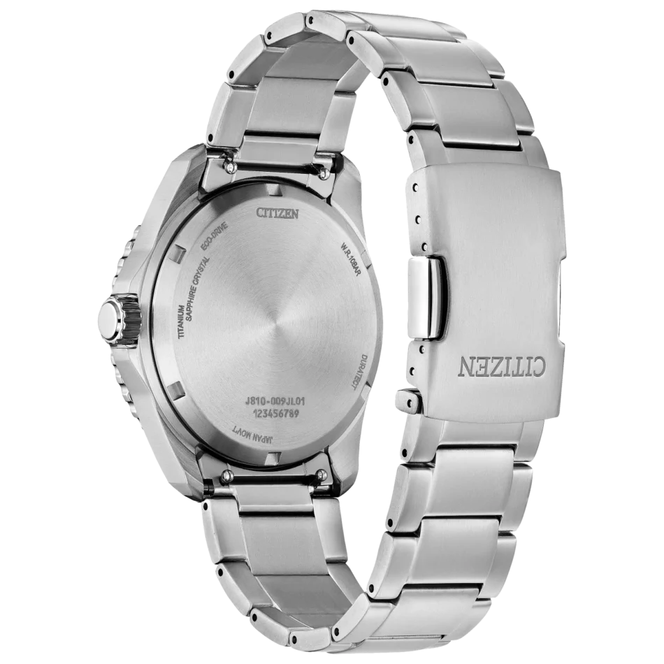 Citizen Eco-Drive Brycen Watch with Orange Face - Image 3