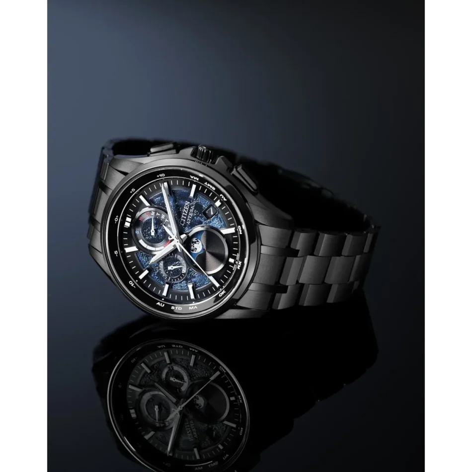 Citizen Eco-Drive Attesa with Blue Face & Moondial - Image 7