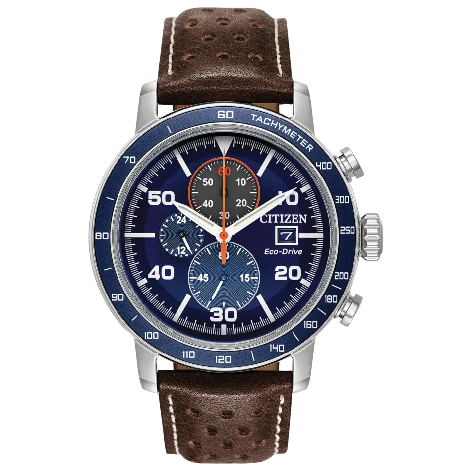 Citizen Eco-Drive Brycen Watch with Blue Face