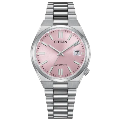 Citizen Automatic Tsuyosa Watch with Pink Face
