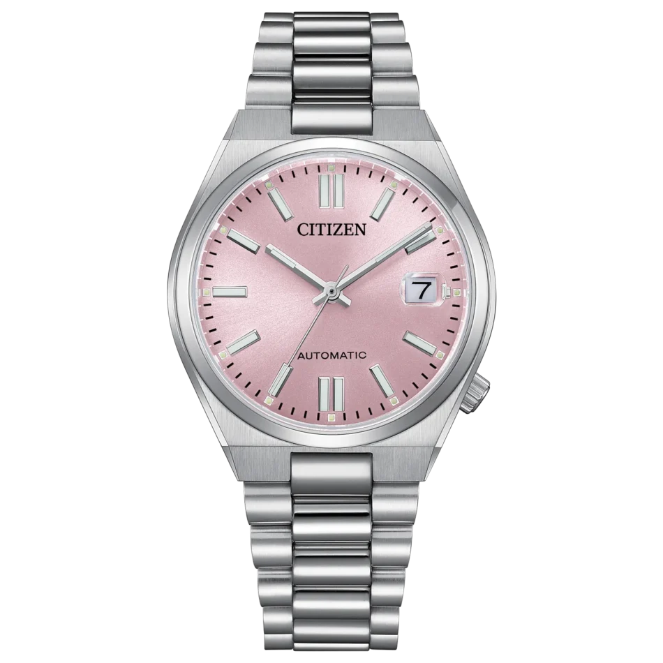 Citizen Automatic Tsuyosa Watch with Pink Face