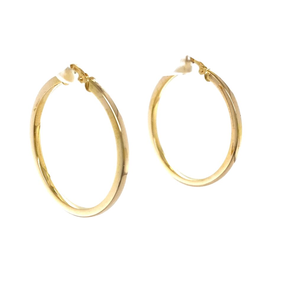 14K Gold Hoop Earrings - Image 6