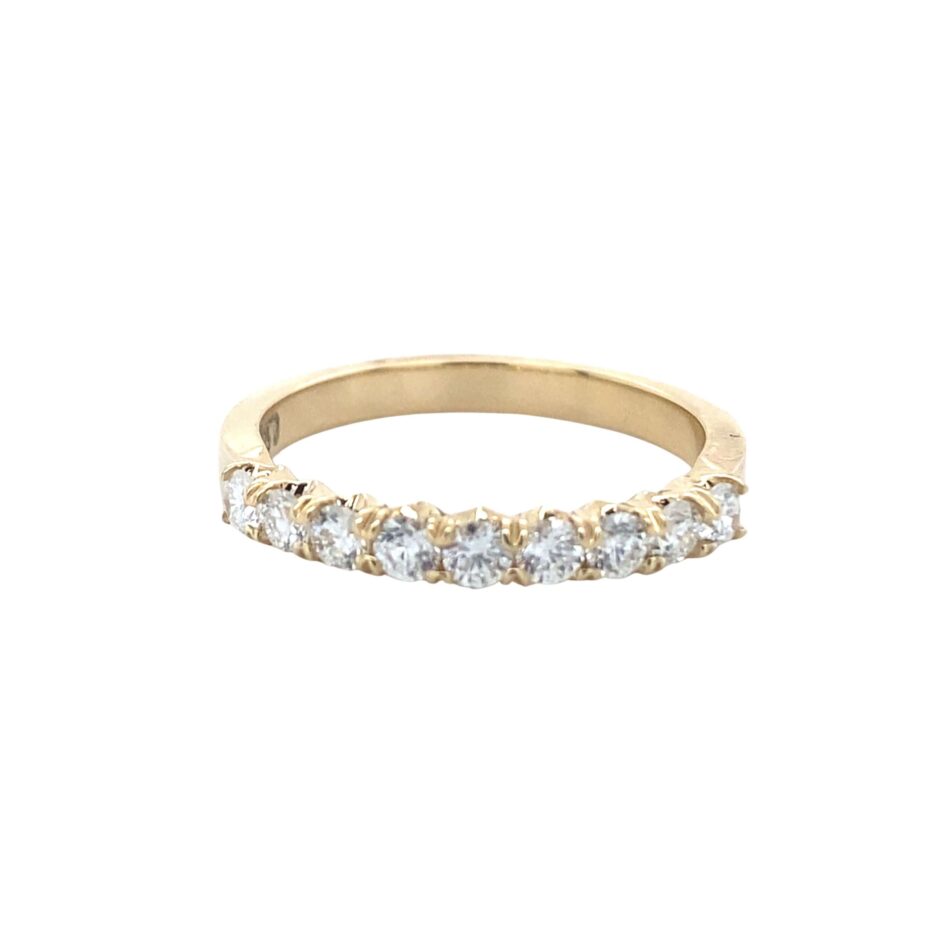 14K Gold .52ctw Diamond Crown Band