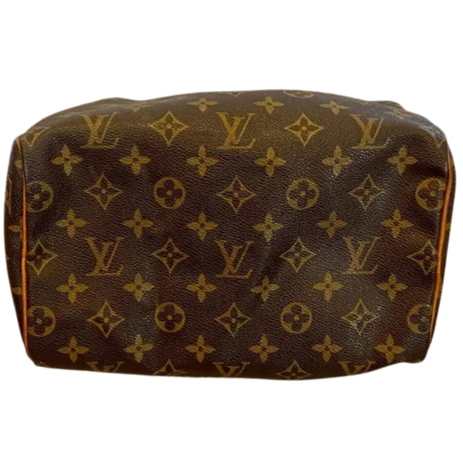 Louis Vuitton Speedy 25 Monogram Handbag Monogram Leather Canvas - Image 3