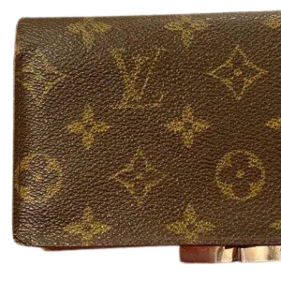 Louis Vuitton Monogram Wallet with Snap Closer, Credit Card Slots, & Zip Coin Pocket - Image 3