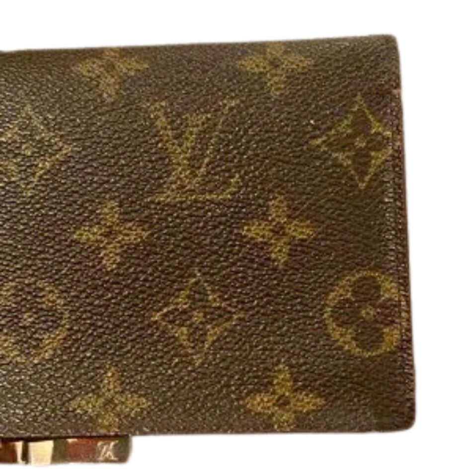 Louis Vuitton Monogram Wallet with Snap Closer, Credit Card Slots, & Zip Coin Pocket - Image 5
