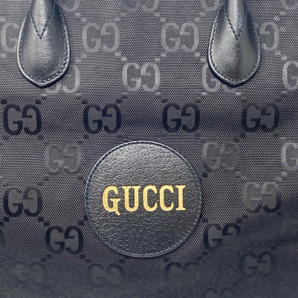 Gucci Off The Grid Black GG Pattern Tote Bag - Image 10