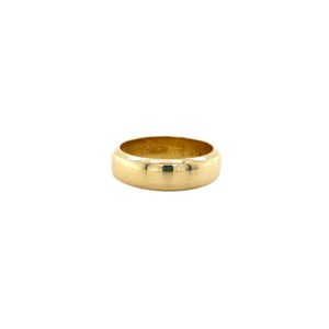 18K Gold 5.75mm Band with Beveled Edge