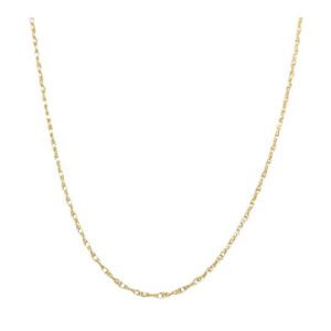 14K Gold Carded Cable Rope Chain - 18"