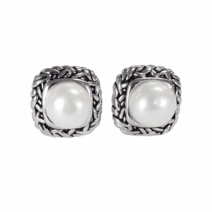 Sterling Silver Pearl Earrings
