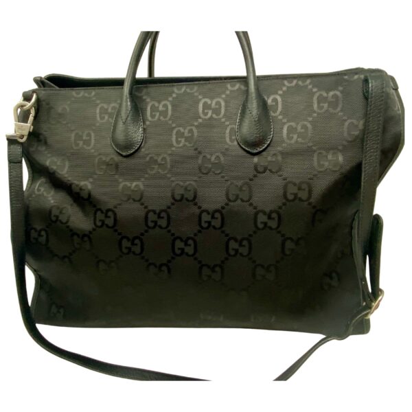 Gucci Off The Grid Black GG Pattern Tote Bag - Engels Jewelry Co.