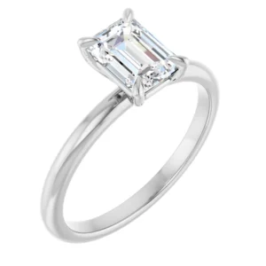 Solitaire Engagement Ring with Claw Prongs
