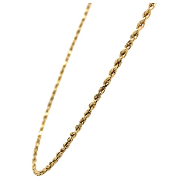 14K Gold Rope Chain - 18