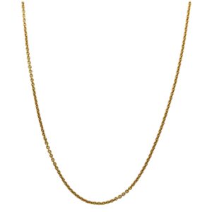 10K Gold Cable Chain - 18"