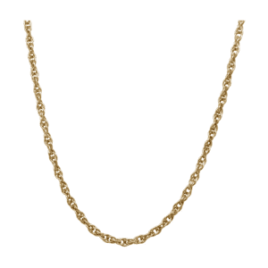 14K Yellow Gold Open Rope Chain - 24"