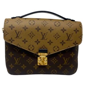 Louis Vuitton Pochette Metis MM Shoulder Bag Reverse Monogram Canvas