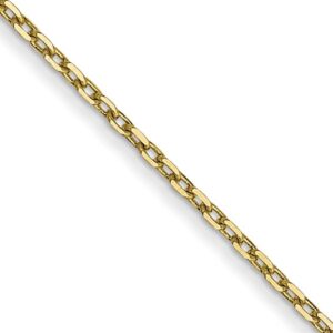 10K Yellow Gold .8mm Cable Chain - 18"